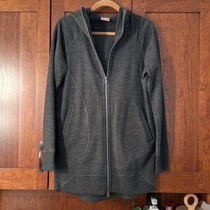 Icebreaker hoodie… long length.